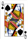 queen of spades card